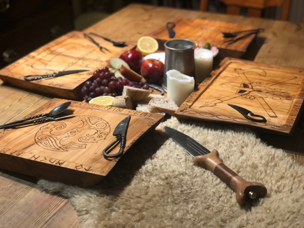 Wooden Serving Dishes And Plates