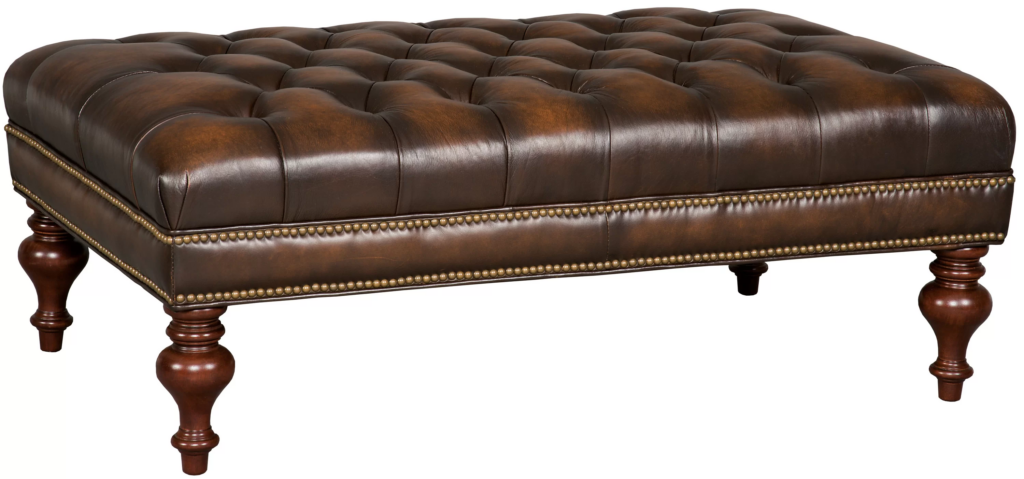 Leather Ottoman