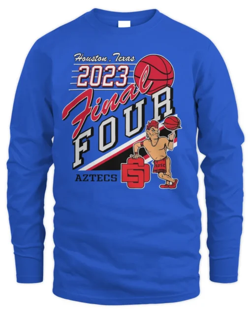 SDSU 2023 Final Four Artwork Shirt, Sweatshirt, Hoodie for Fans - Image 4