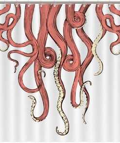 Add a Splash of the Ocean with Tentacles of Octopus Organisms Shower Curtain by ArogGeld