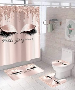 African American Woman Shower Curtain - Elegant Bathroom Decor