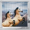 Andalusian Horse Print Shower Curtain - Fabric for Bathroom