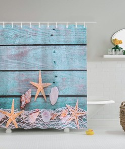 Beach Conch Shower Curtain for Your Nature-Inspired Bathroom Decor