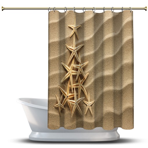 Beach Tree of Shells Shower Curtain for Your Coastal Bathroom Decor