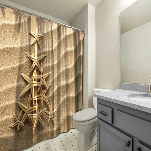 Beach Tree of Shells Shower Curtain for Your Coastal Bathroom Decor - Image 3