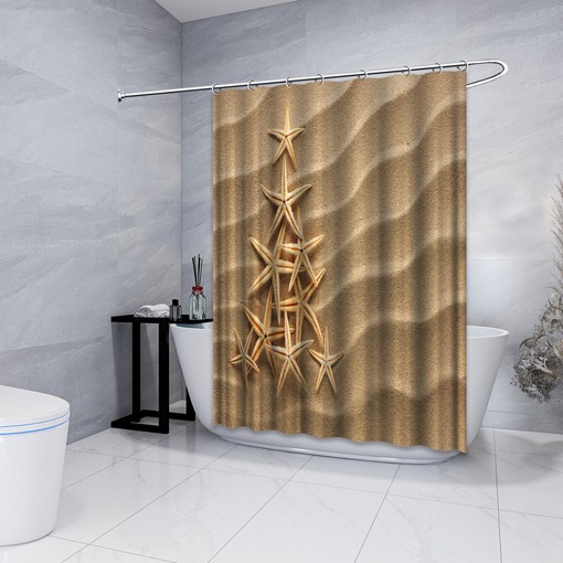 Beach Tree of Shells Shower Curtain for Your Coastal Bathroom Decor - Image 4