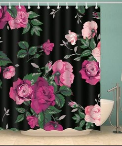 Beautiful Petals Shower and Bath Curtains for a Relaxing Bathroom Ambience