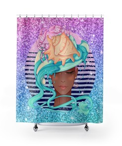 Celestial Shower Curtain for Mystic Hippie and Boho Bathroom Decor