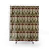 Charles Rennie Mackintosh Art Nouveau Shower Curtain for Scottish Bathroom Decor