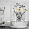 Cow Print Shower Curtain, Farmhouse-style Bathroom Accessories