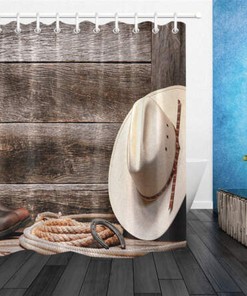 Cow Waterproof Shower Curtain Liner, Halloween Bathroom Decor