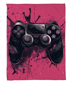 Customize Your Own Gaming Sherpa Fleece Blanket for Teenage Boys, Video Game Decor for a Personalized Space