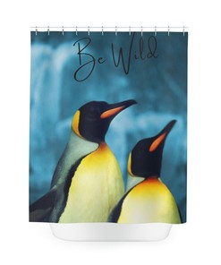 Cute Penguins Shower Curtain for Your Unique Bathroom Decor