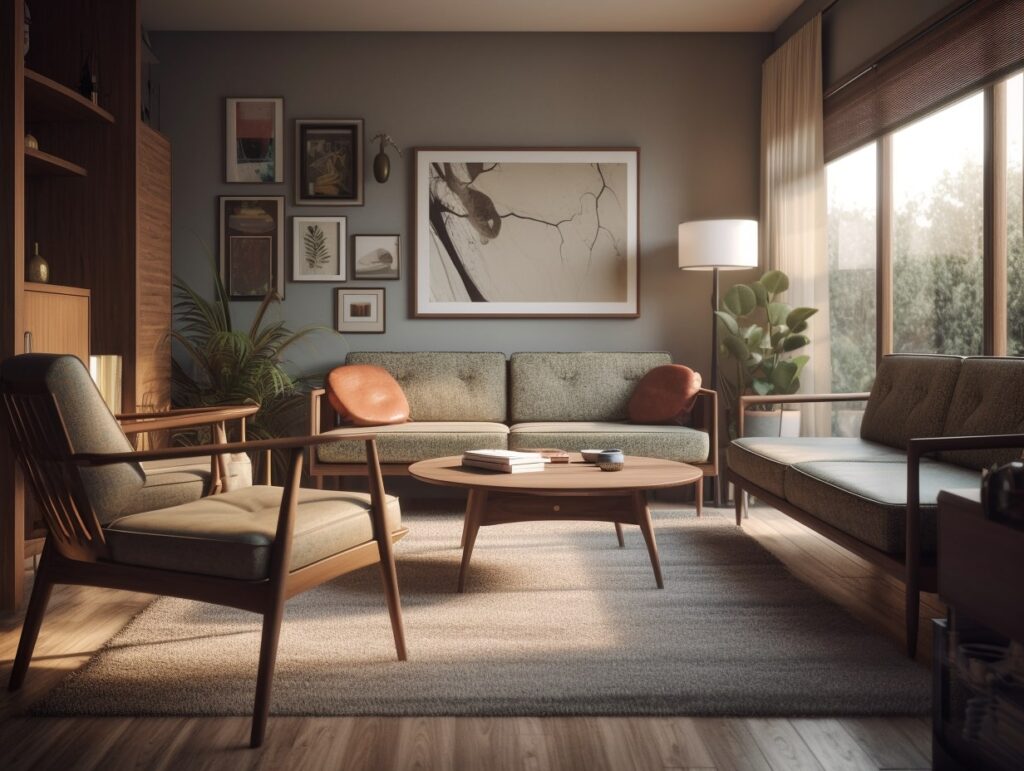 Mid-Century Modern Window Treatments