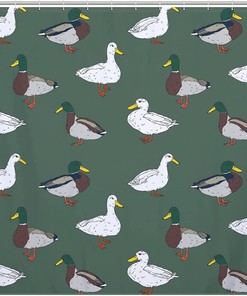 Ducks Shower Curtain - A Perfect Fabric Bathroom Curtain for Your Bathroom Decoration
