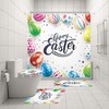 Easter Shower Curtain for a Charming Easter Bathroom