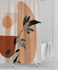 Elegant and Stylish Geometric Shower Curtain
