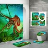 Fantastical Ocean - 3D Ocean Octopus Print Shower Curtain - Waterproof for Bathroom Decor