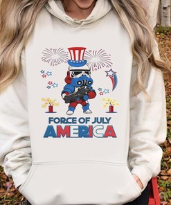 Feel the Force of July on Darth Vader America Shirt, Perfect for Star Wars Fans on 4th Of July