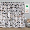 Funny Dog Family Shower Curtain - Animal Print for Bathroom Decor
