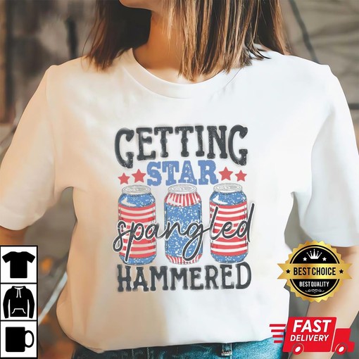 Funny Patriotic Shirt for 4th Of July Party with Clever Drinking Quote - Image 3