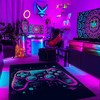 Game Controller Area Rugs for Game Room or Bedroom, Teen Boys' Gaming Carpet, Shufflezone Gaming Rugs for Boys' Room
