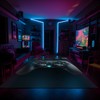 Game Room Themed Area Rugs - Personalized Gaming Rug for Boys Room - Controller Design Carpet in Full Sizes G93