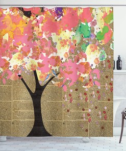 Get a Boho-Chic Look with This Butterfly Shower Curtain