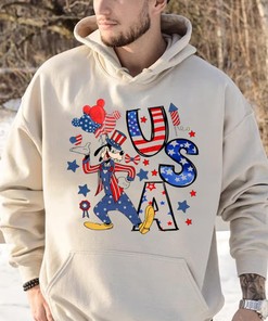Goofy 4th Of July Tee for Family Vacation in USA