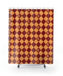 Harry Potter Hogwarts Crest Shower Curtain - Kids Bathroom Decor