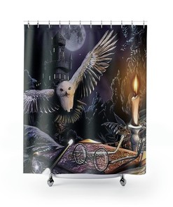 Harry Potter Icons Fabric Shower Curtain - Quidditch and More