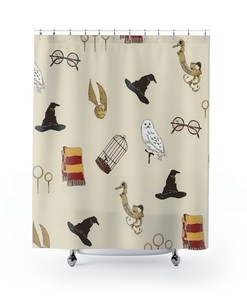 Harry Potter Slytherin House Shower Curtain - Bold Bathroom Decor
