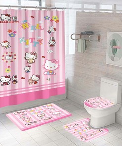 Hello Kitty Bathtub Shower Curtain for the Ultimate Bathroom Decor