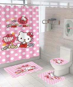 Hello Kitty Shower Curtain for Bathroom & Tub - Bathroom Accessories