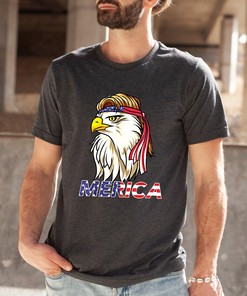 Merica Eagle Glasses Women's T-Shirt - Celebrate 4th of July in Patriotic Style