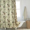 Nordic Butterfly Leaf Print Art Shower Curtain - Bathroom Decor