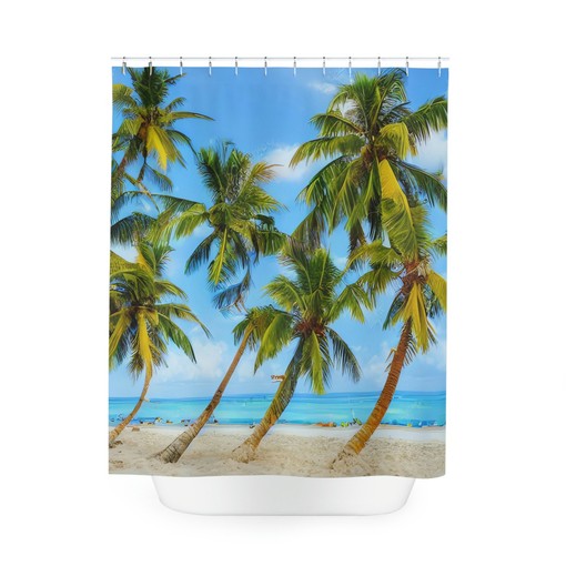 Ocean Escape Beach Shower Curtain for Modern Bathroom Decor - Image 2