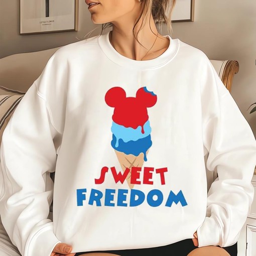 Patriotic Mickey Mouse 4th Of July Tee with Firework and Popsicle Design - Image 4