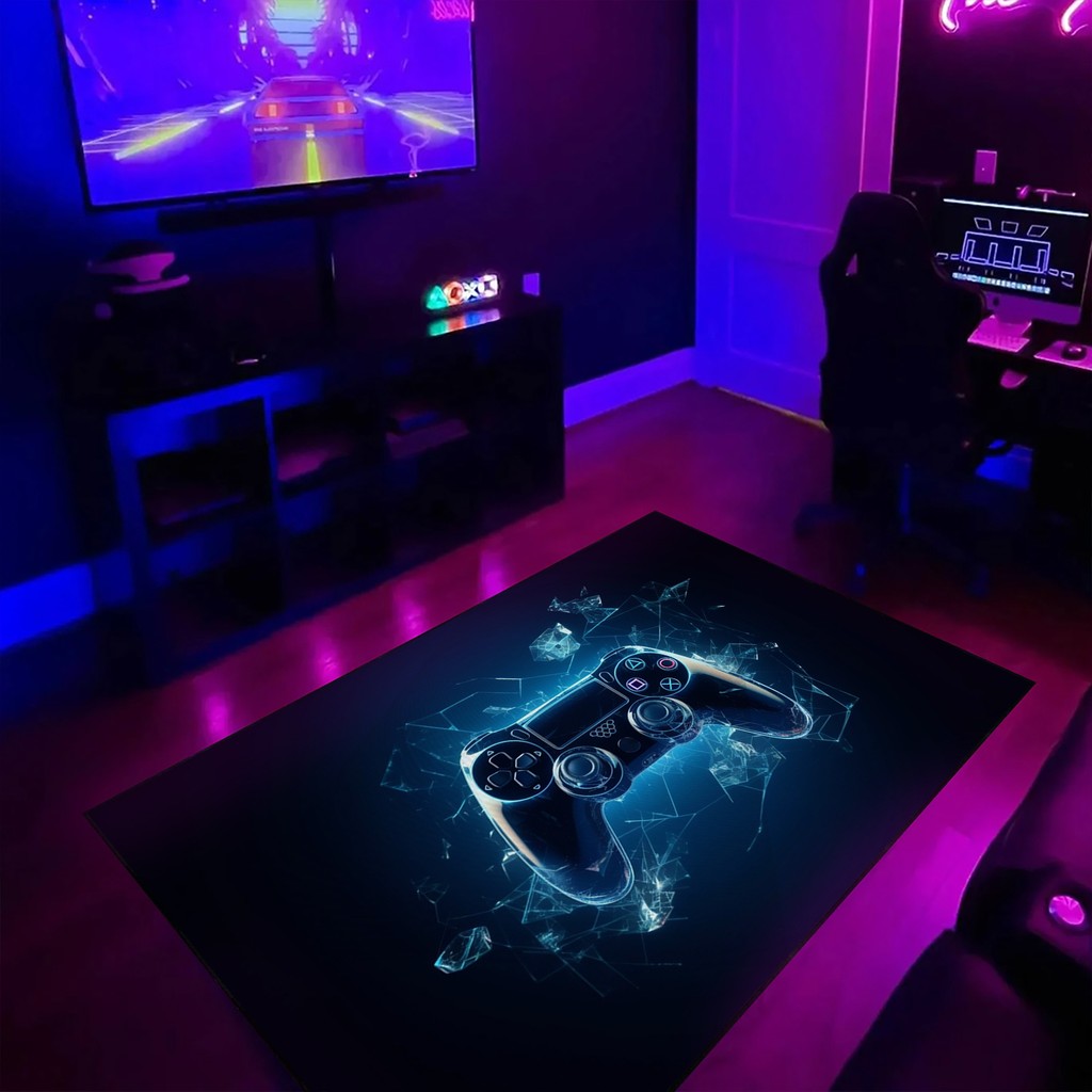 A Gaming-Themed Art Rug