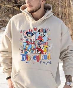 Retro Mickey and Friends 4th Of July 2023 Tee for Disney Lovers