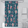 Rose Flower Stall Size Shower Curtain, Hotel Bathroom Decoration with Home Decor Touch