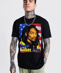 Snoop Dogg Death Row Records Vintage-Style 4th of July T-Shirt - Celebrate Independence Day with Classic Style