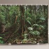 Tropical Jungle 3D Shower Curtain for Bathroom Decor - Wild Wonders