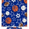 Waterproof Ball Pattern Football Basketball Baseball Bathroom Curtain for Home Decor