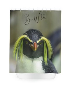 Wild Penguin Shower Curtain for Your Adventurous Bathroom Decor