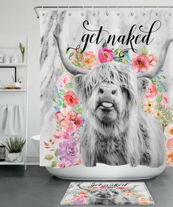 Zebra Pattern Waterproof Shower Curtain for Animal Bathroom Decor