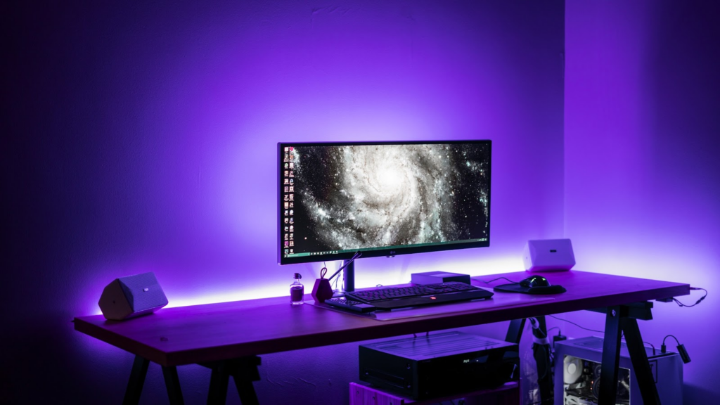 Set Up LED Lights That Change Color Based On The Game You'Re Playing