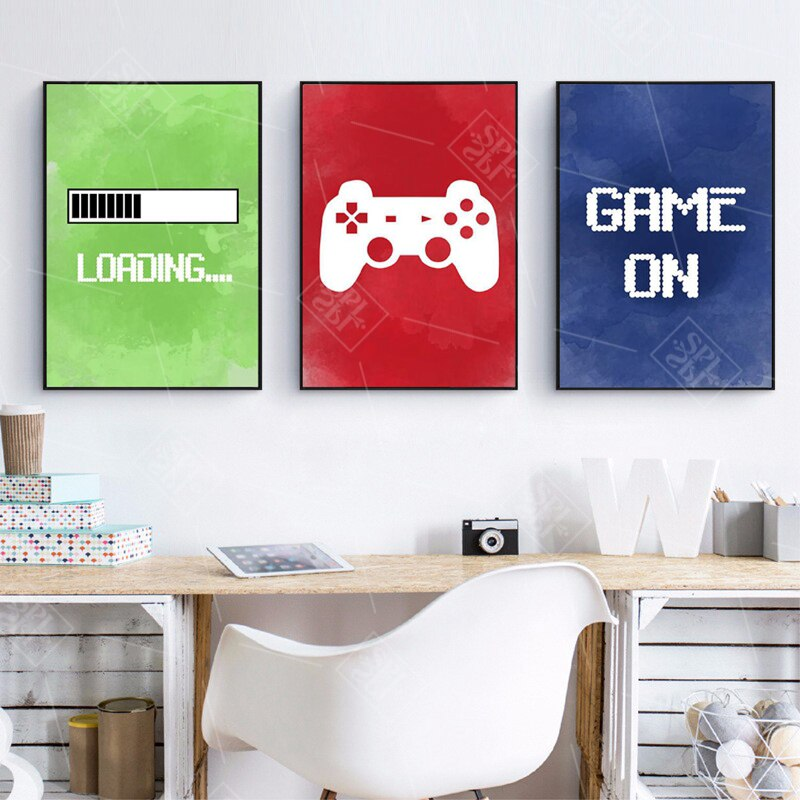 Posters Are A Classic Wall Decor For Gaming Room Option