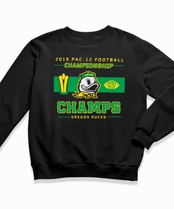 2019 Pac 12 Football Championship Champs Oregon Ducks Fans Gift Organic Unisex T-Shirt - University of Oregon Tee