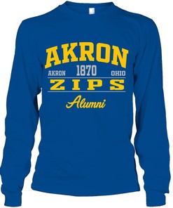 Akron Alumni Long Sleeve Sweatshirt, Shirt - Perfect Gift for NCAA Fans